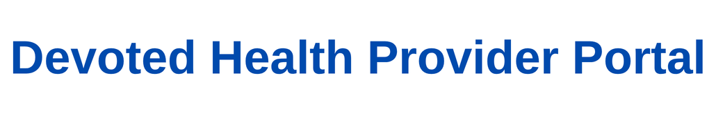 Devoted Health Provider Portal